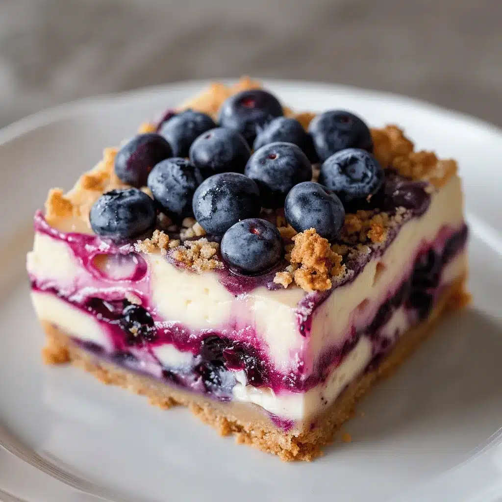 blueberry cheesecake bars preparation steps
