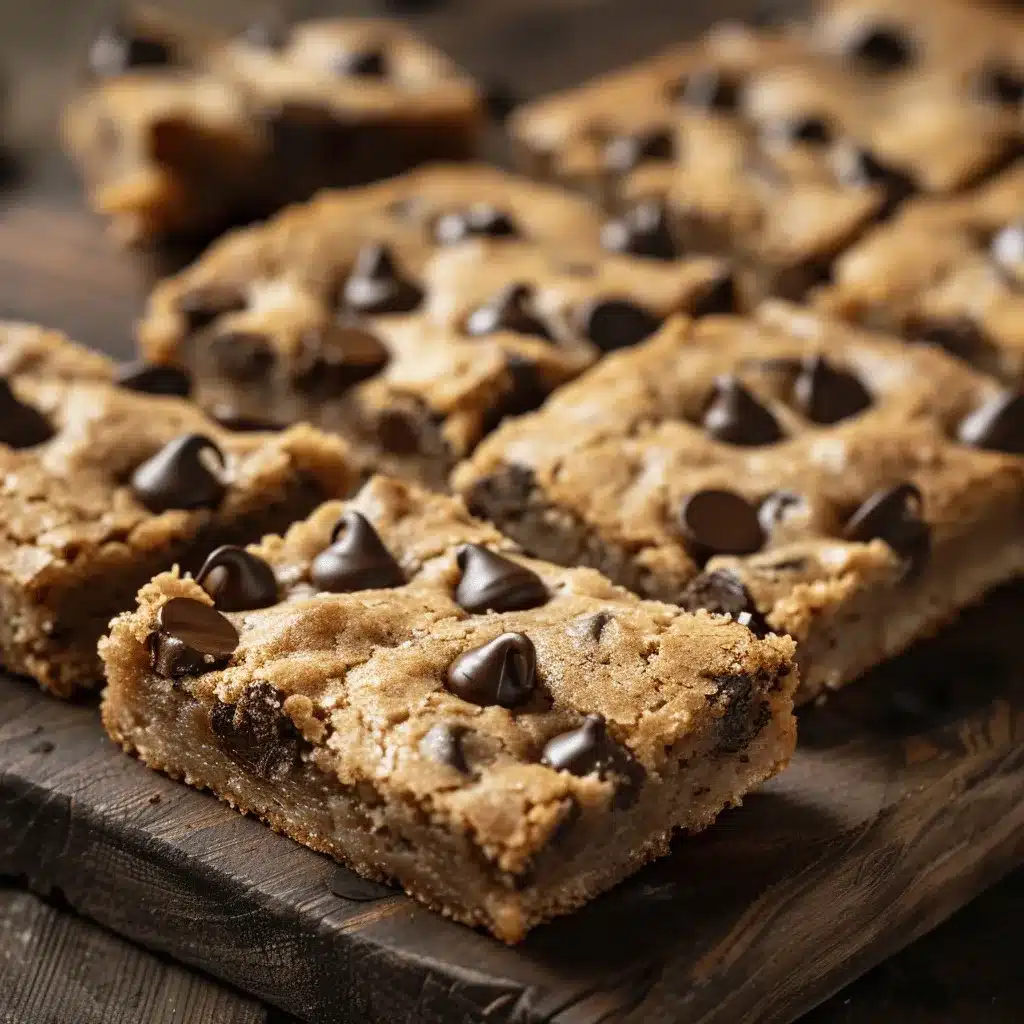 Chewy Chocolate Chip Cookie Bars preparation steps