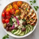 Greek chicken salad - featured image