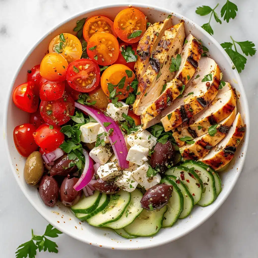 Greek chicken salad - featured image