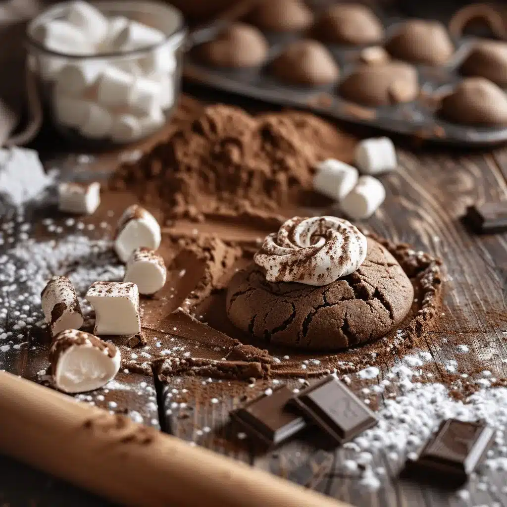 Hot Cocoa Swirl Cookies preparation steps