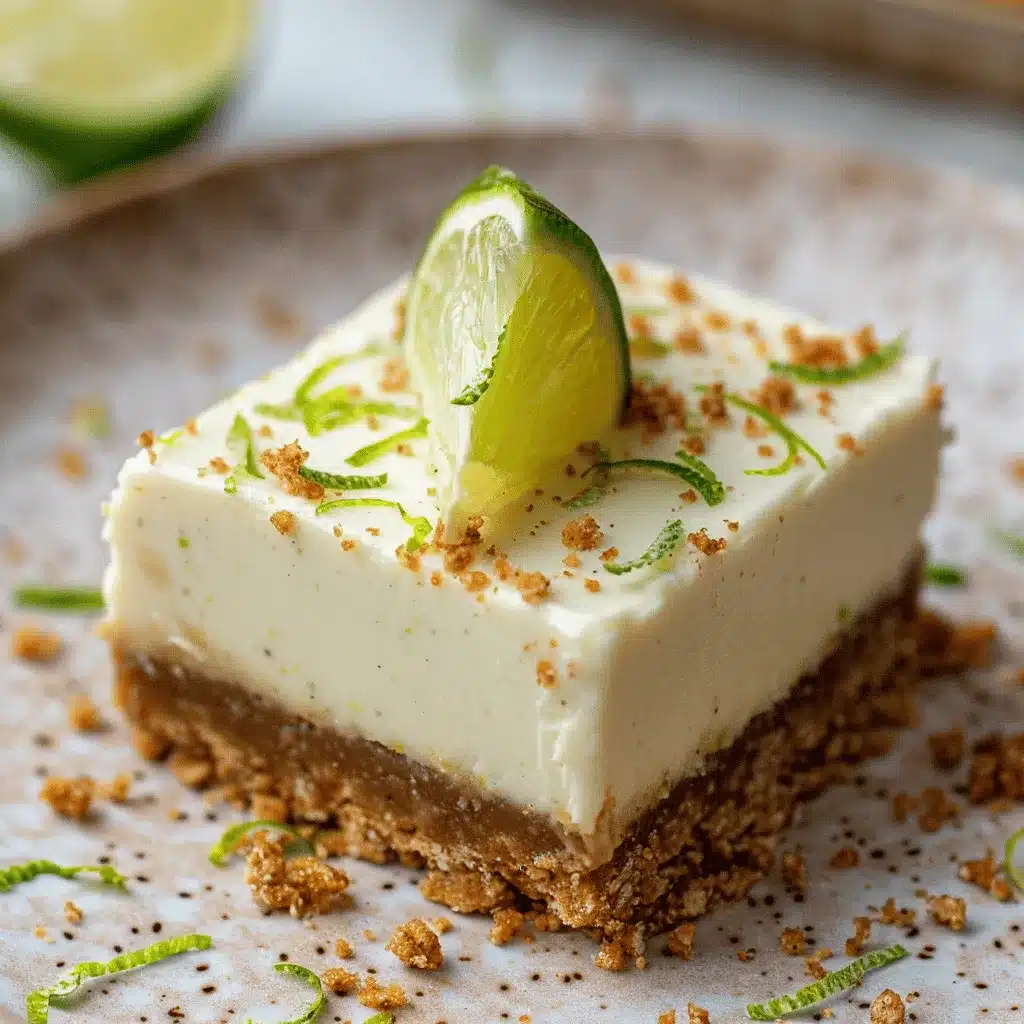 Key lime pie bars preparation steps