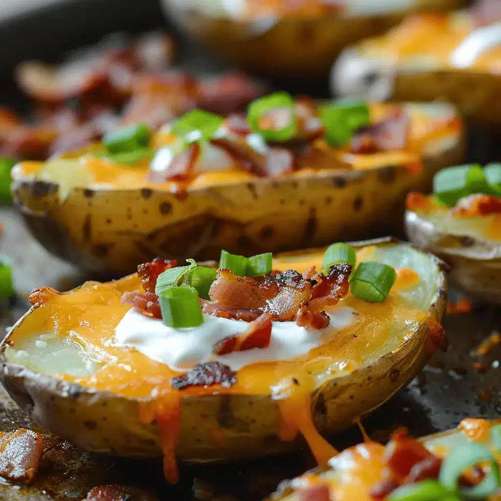 loaded potato skins preparation steps