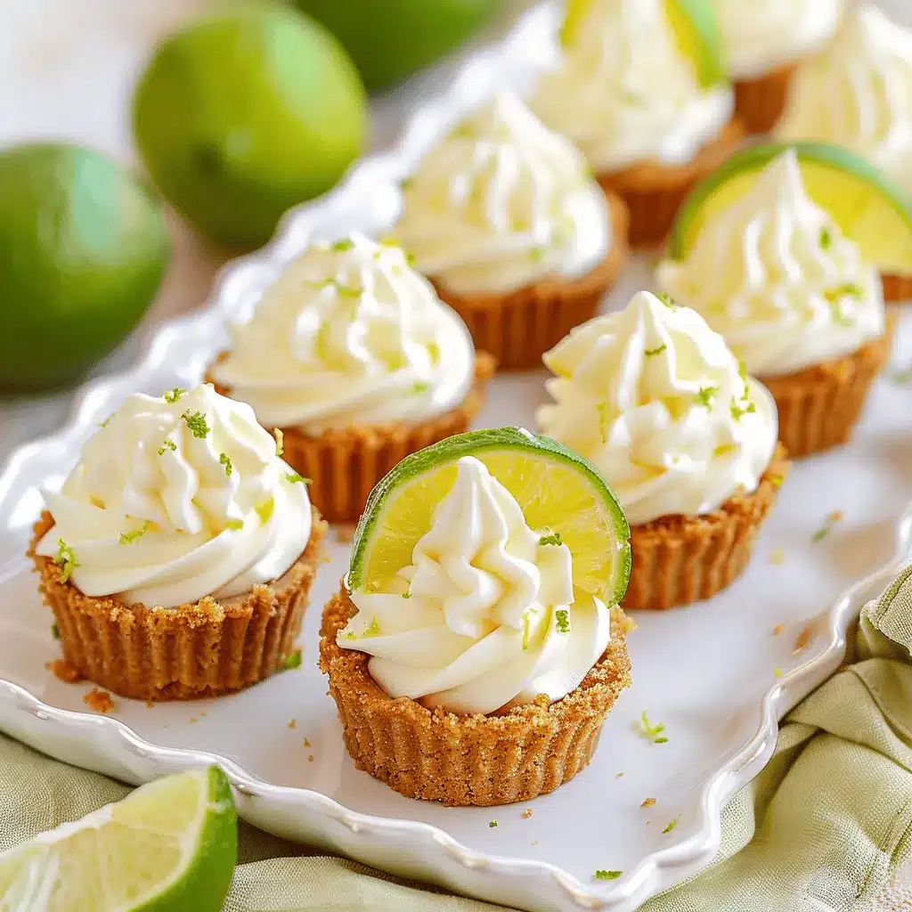 mini no bake key lime pies preparation steps