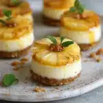 Mini Pineapple Upside-down Cheesecakes - featured image