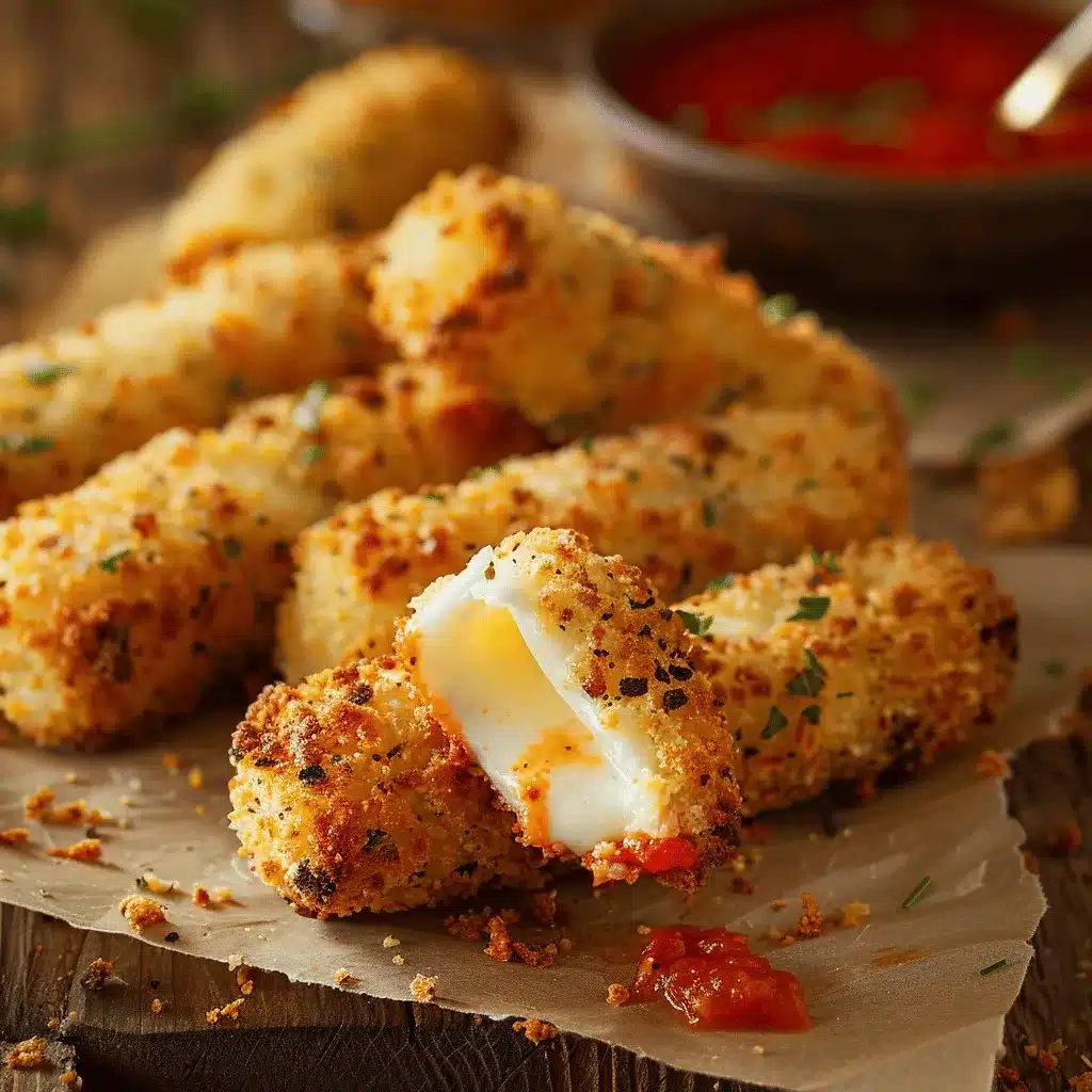 mozzarella sticks preparation steps