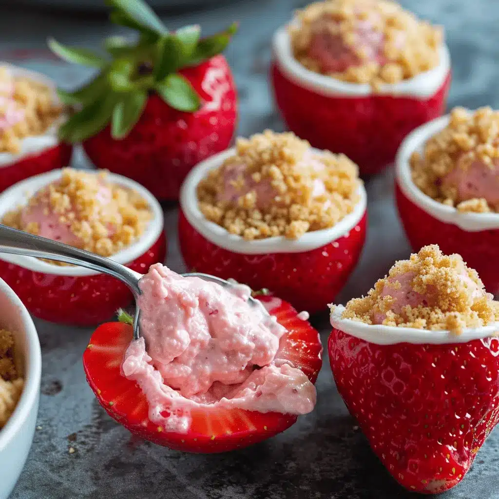 Strawberry Cheesecake Crunch Bites preparation steps