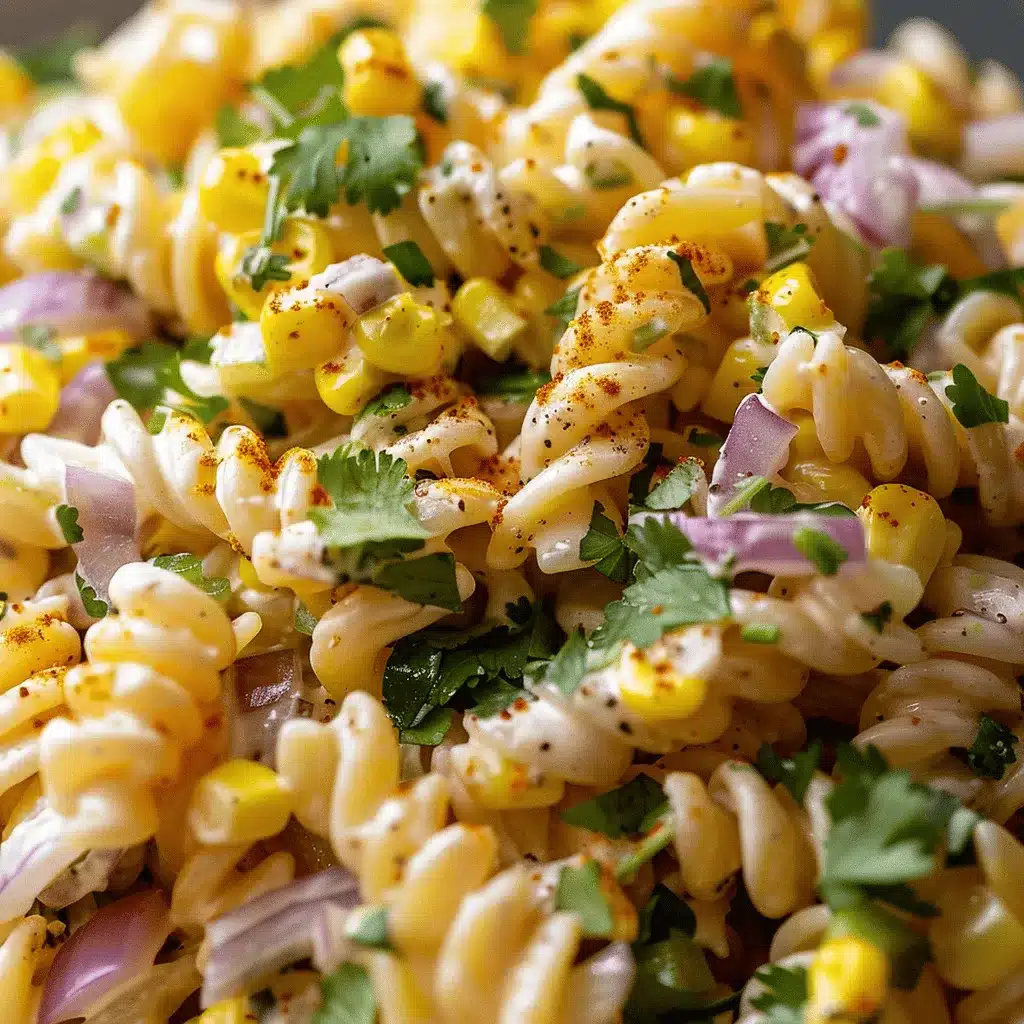 Street Corn Pasta Salad preparation steps