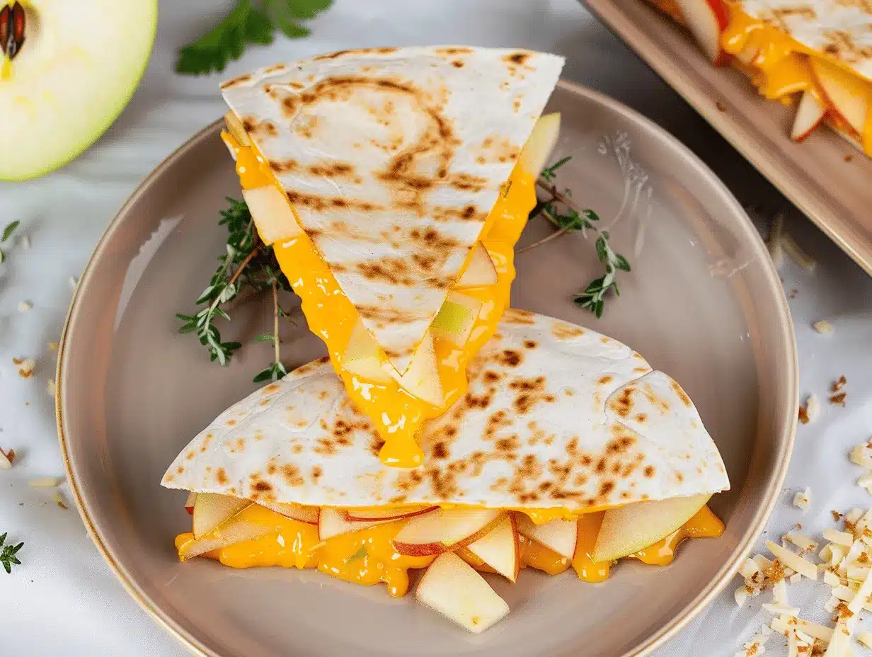 apple cheddar quesadillas preparation steps