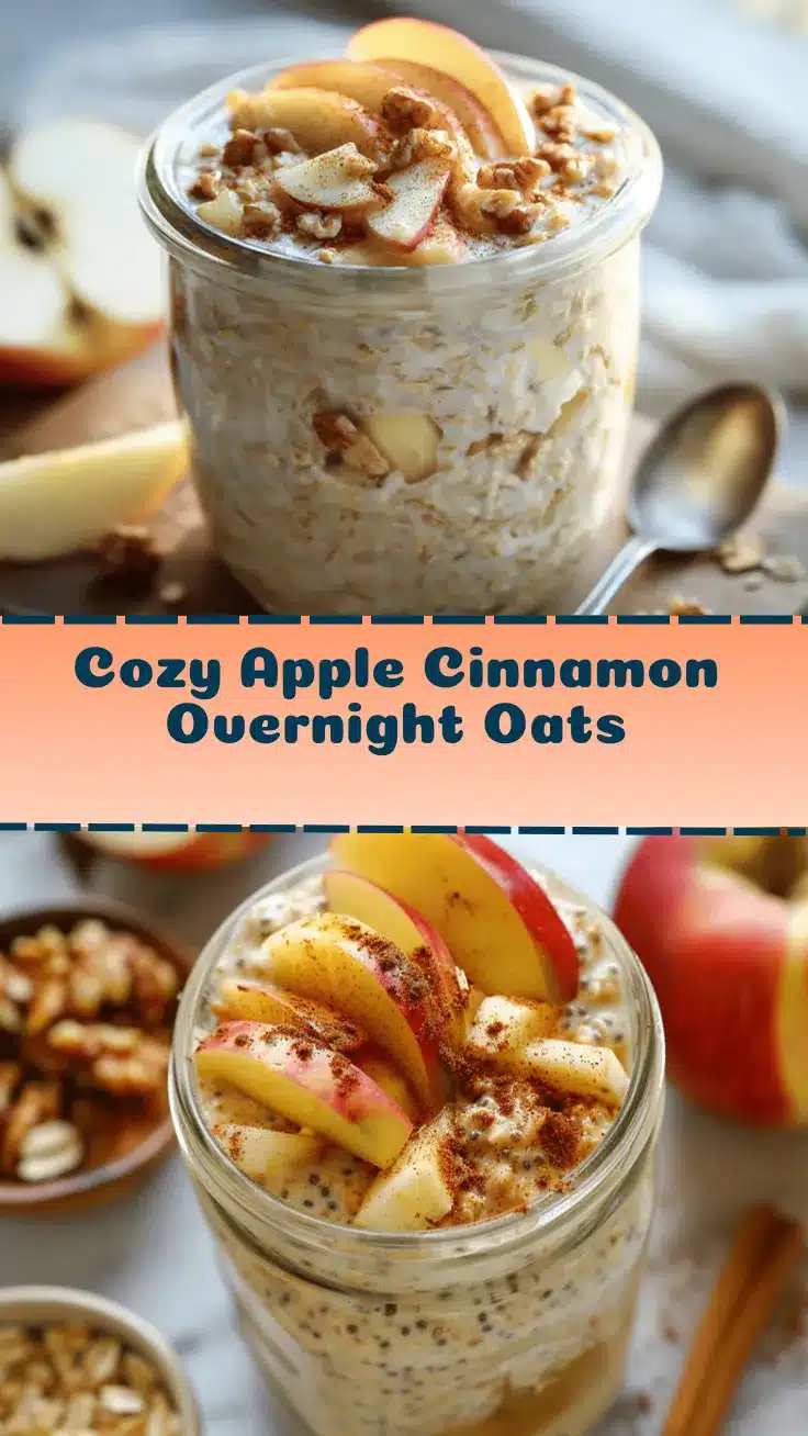 apple cinnamon overnight oats recipe