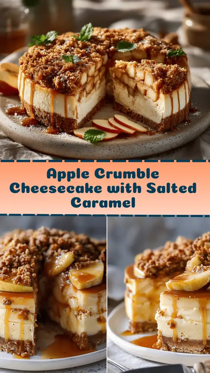 apple crumble cheesecake recipe
