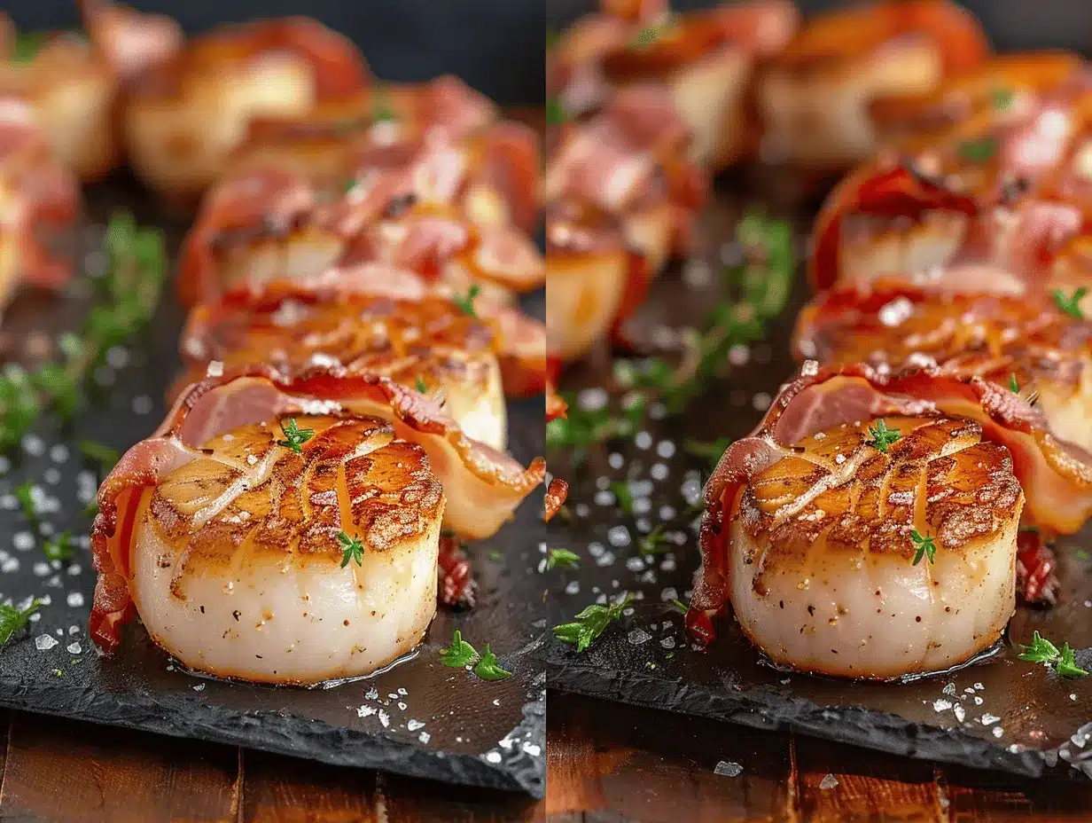 bacon-wrapped scallops preparation steps