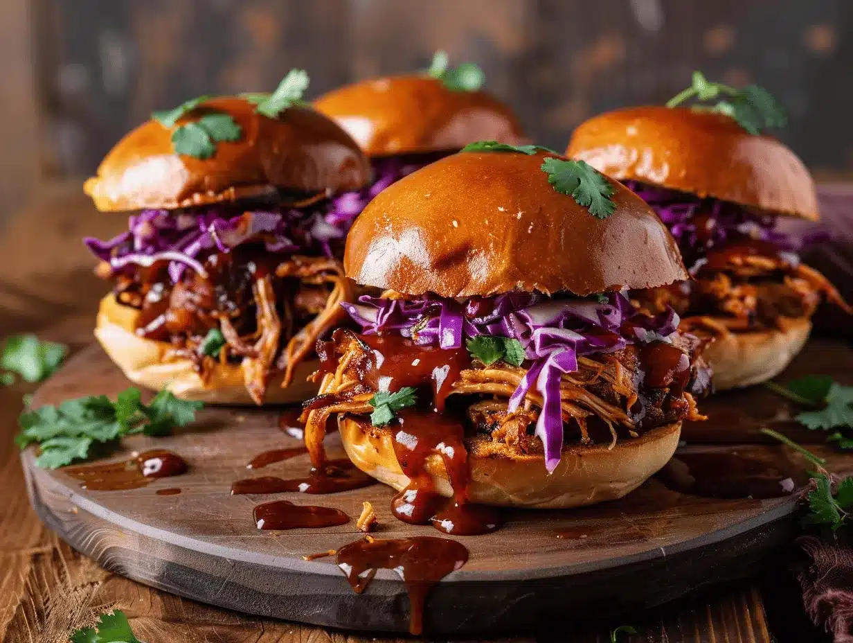 BBQ jackfruit sandwiches preparation steps