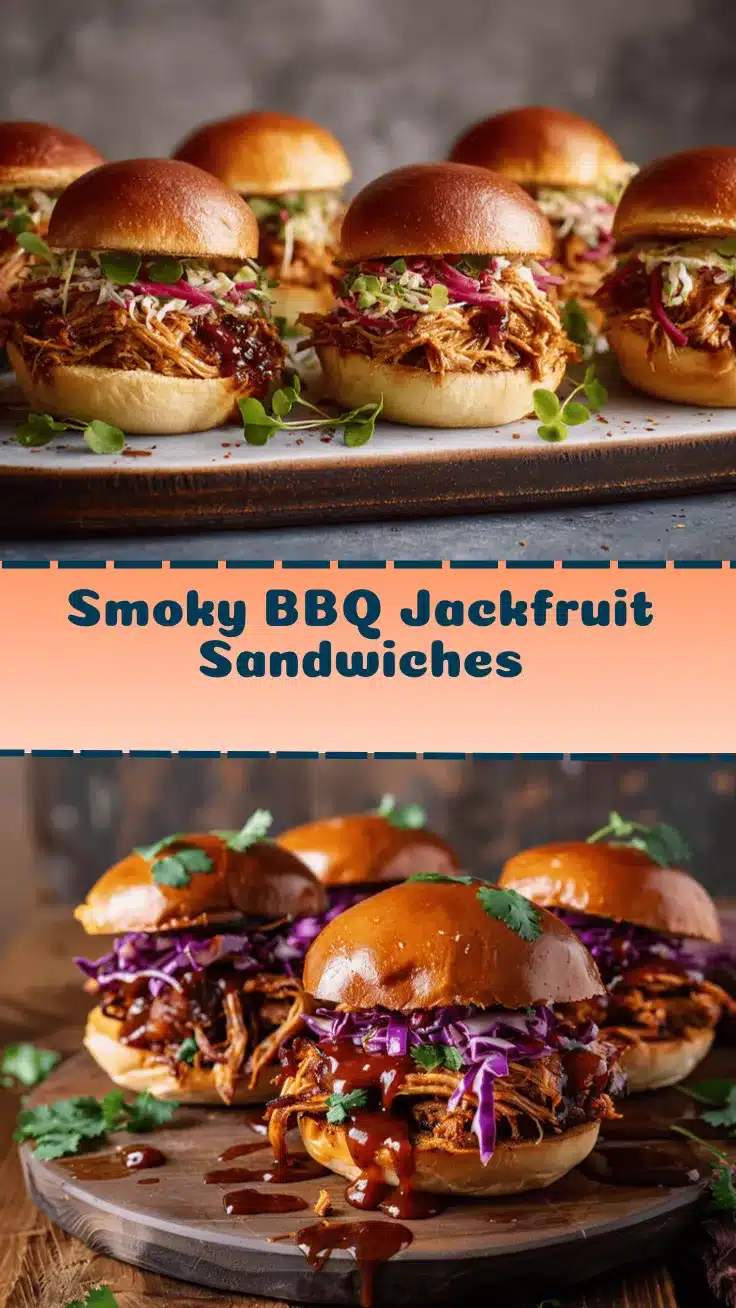 BBQ jackfruit sandwiches recipe