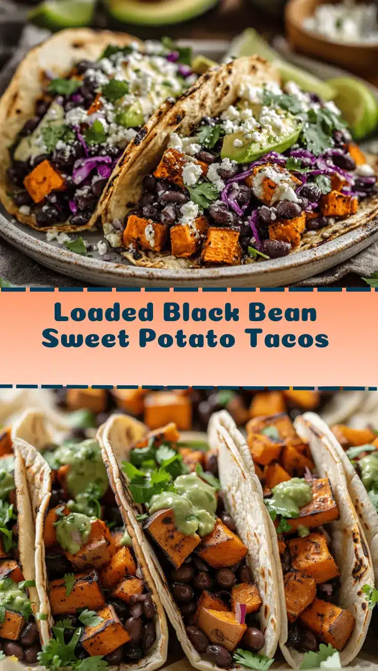 black bean sweet potato tacos recipe