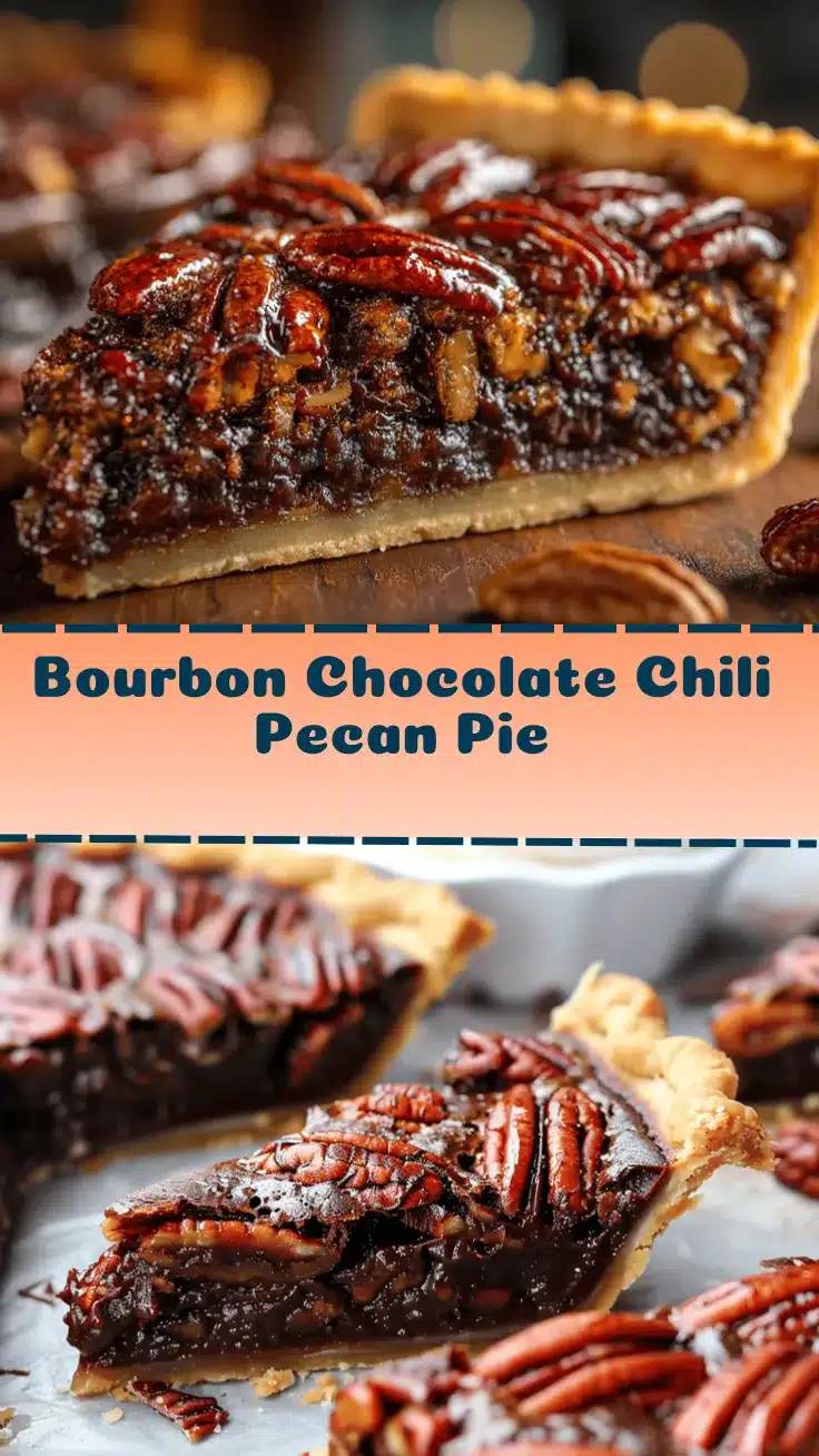 bourbon chocolate chili pecan pie recipe