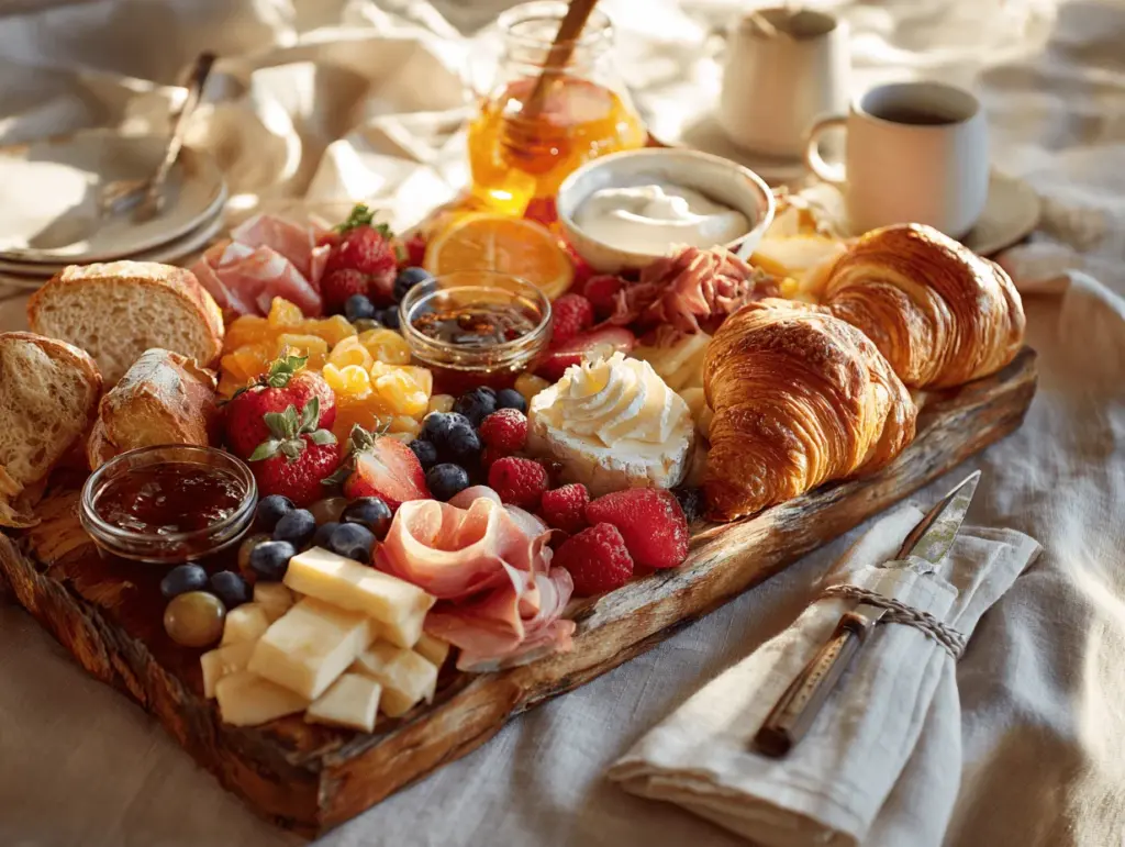 breakfast charcuterie board - featured image