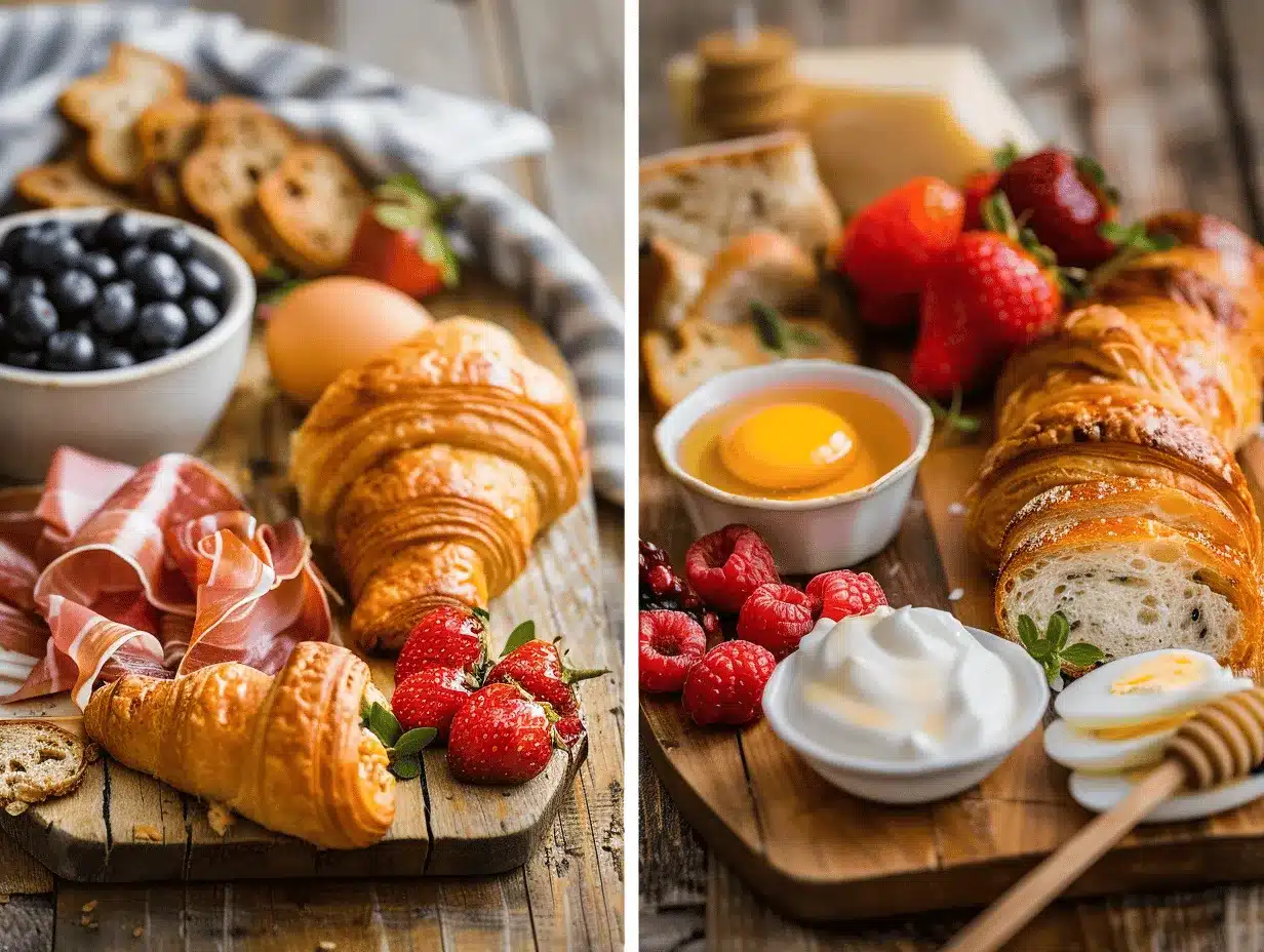 breakfast charcuterie board preparation steps
