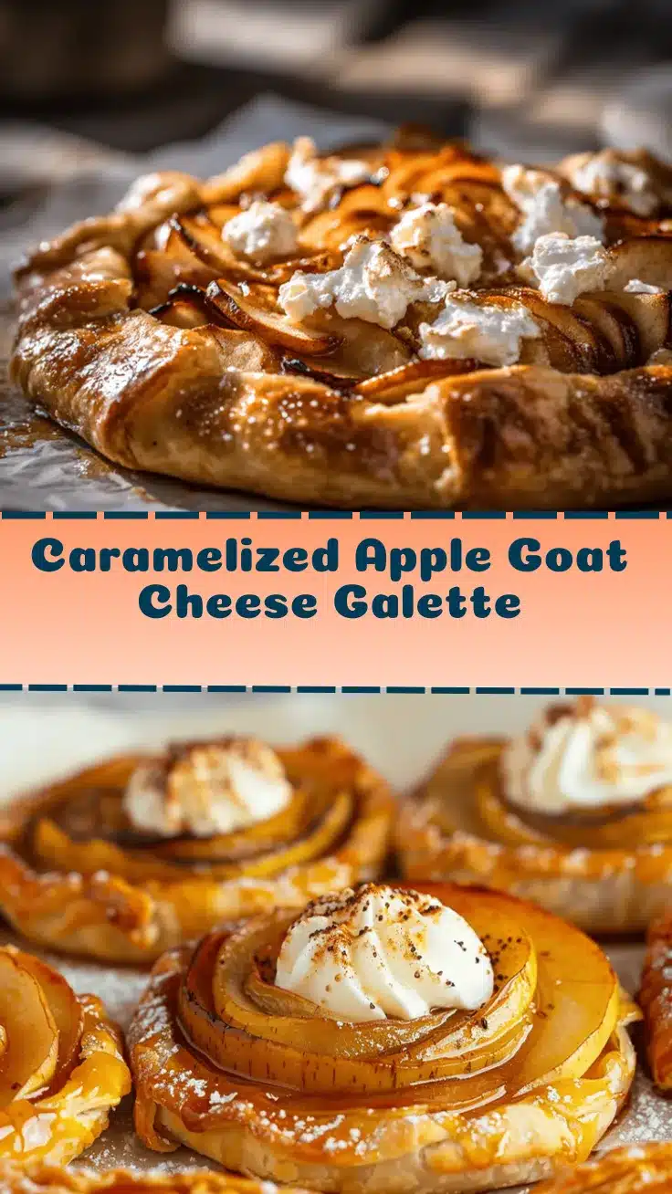 caramelized apple goat cheese galette recipe