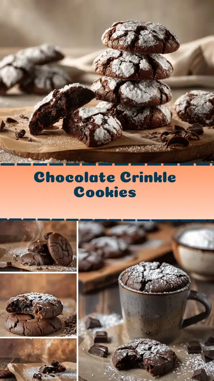 chocolate crinkle cookies recipe