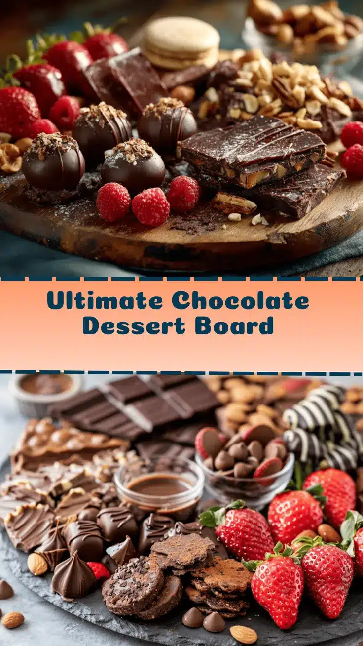 chocolate lover’s dessert board recipe