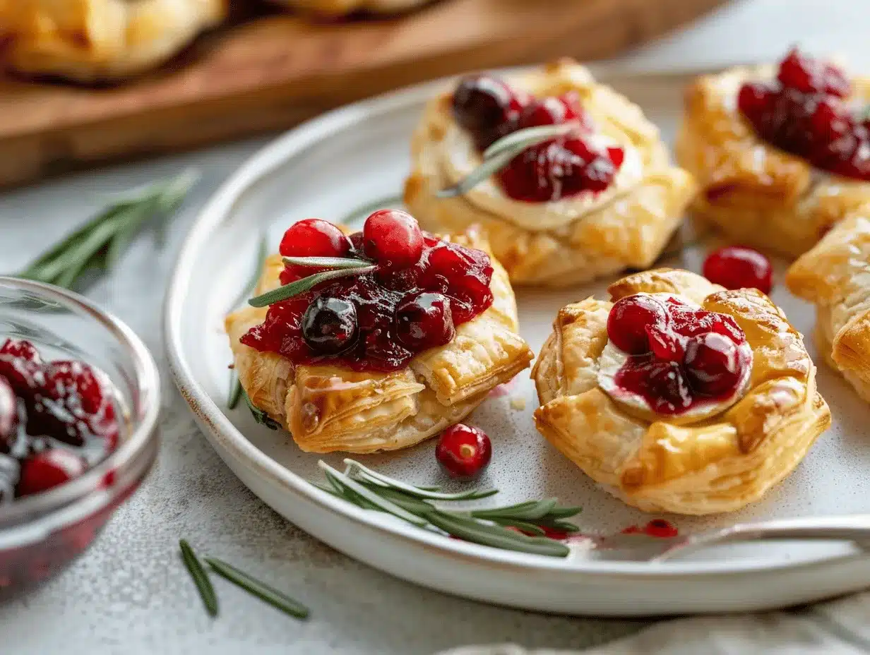 cranberry brie bites preparation steps
