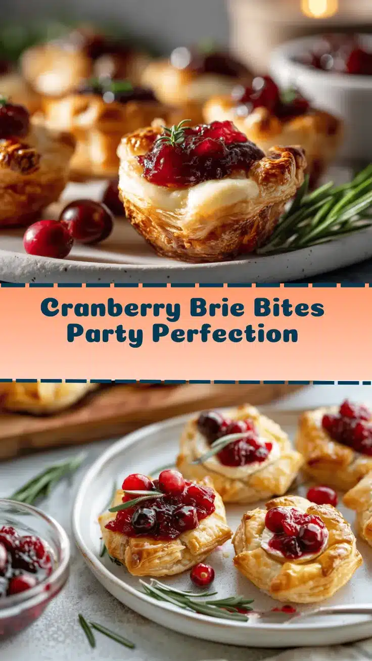 cranberry brie bites recipe