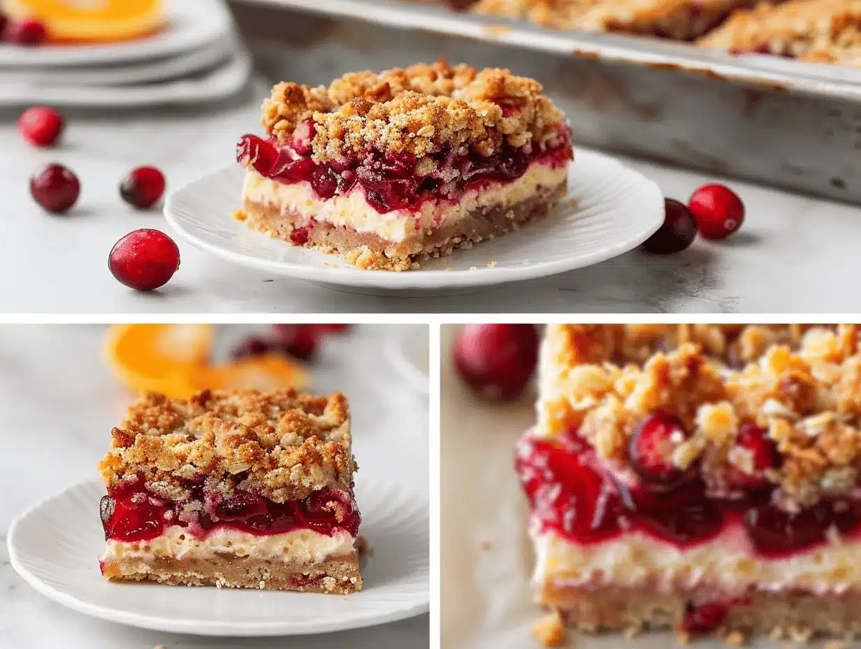 cranberry orange crumble bars preparation steps