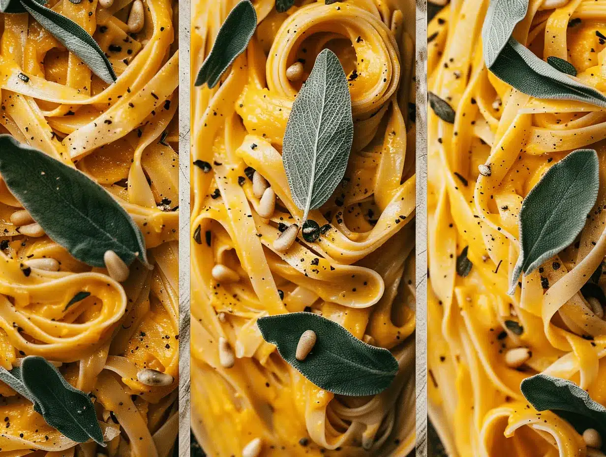 creamy butternut squash sage pasta preparation steps