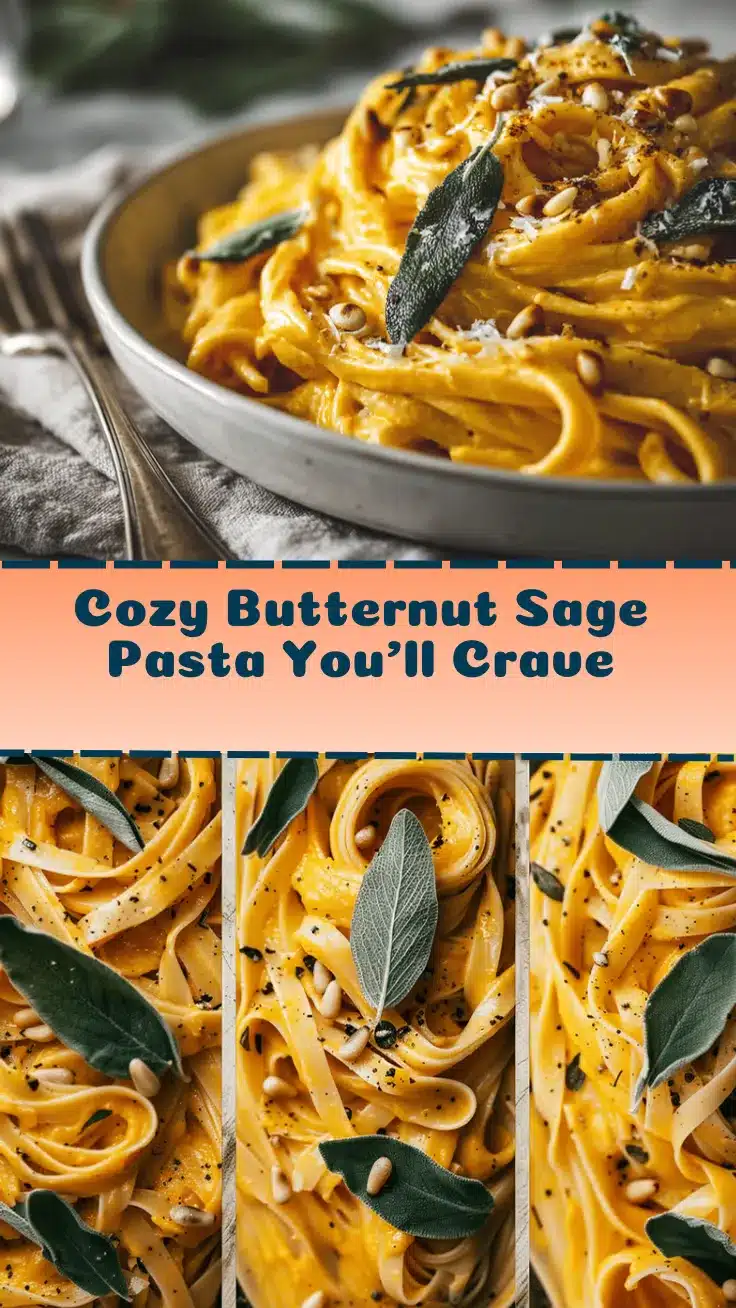 creamy butternut squash sage pasta recipe