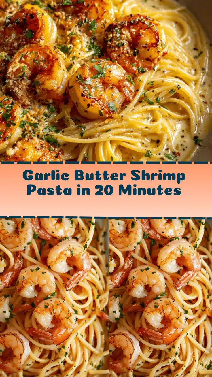 garlic butter shrimp pasta recipe