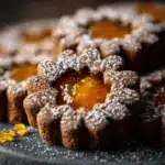 gingerbread Linzer cookies - featured image