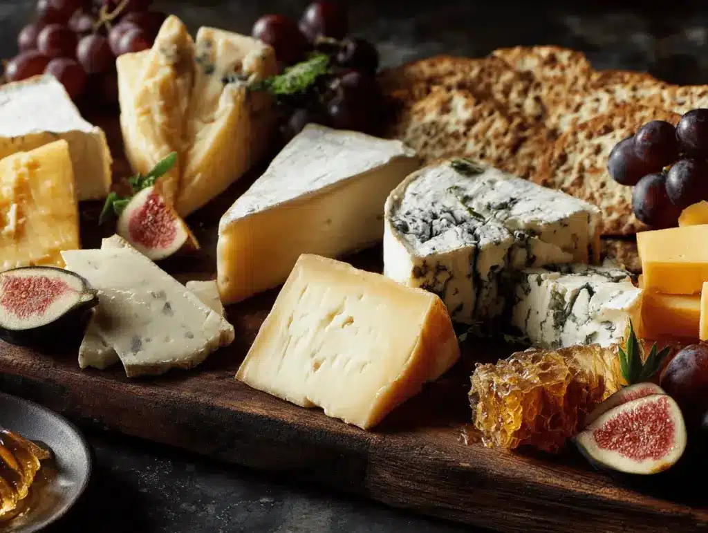 gourmet international cheese board - featured image