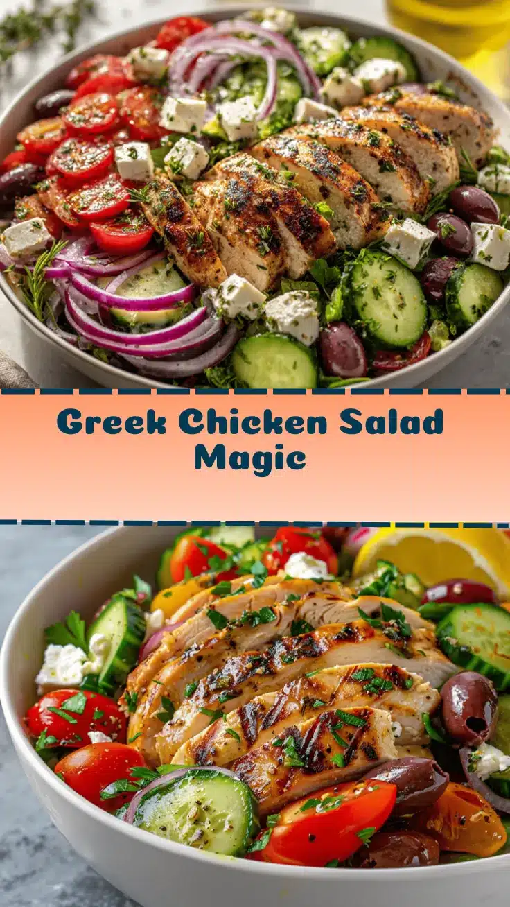 Greek chicken salad recipe
