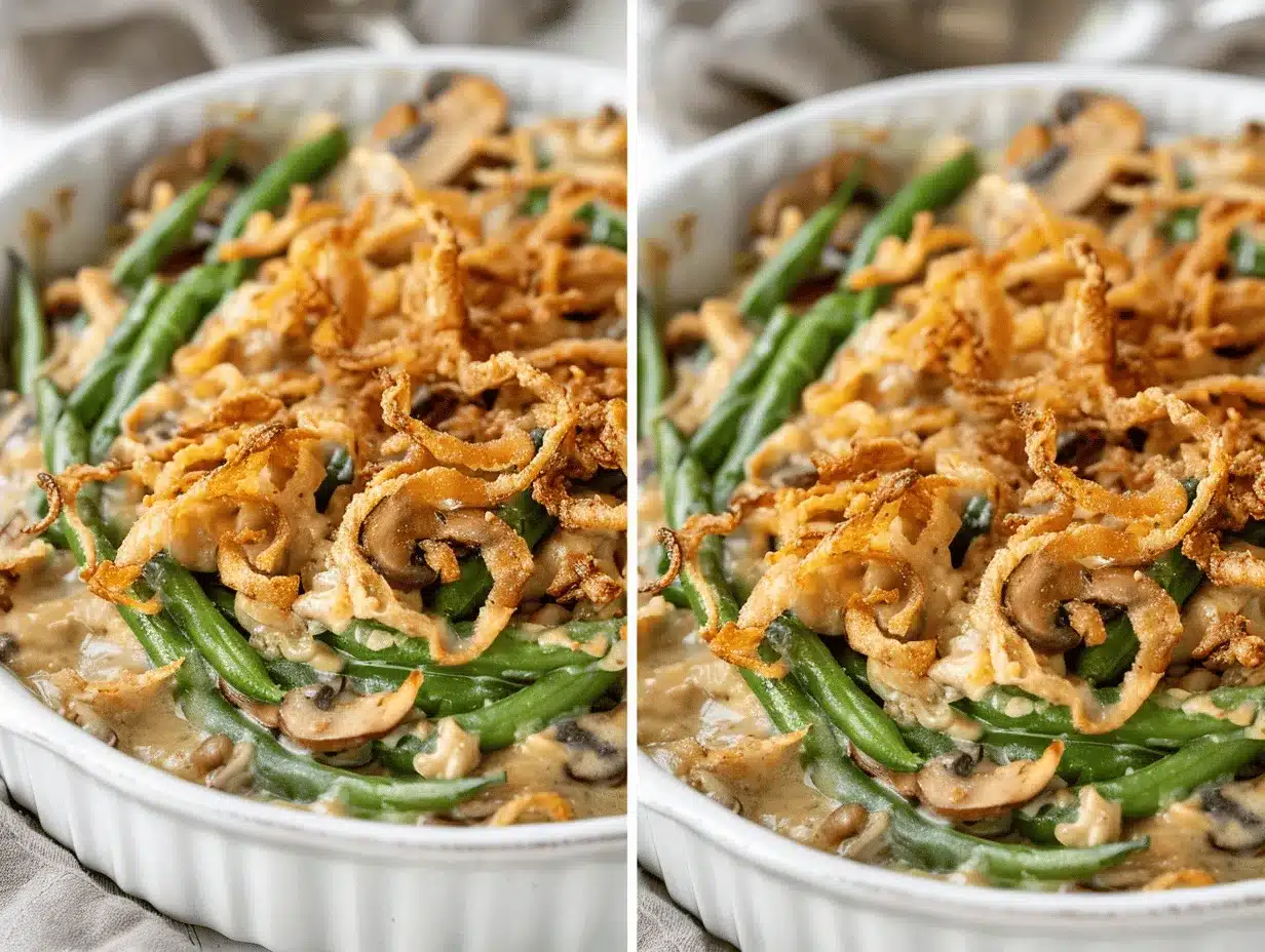 green bean casserole recipe preparation steps
