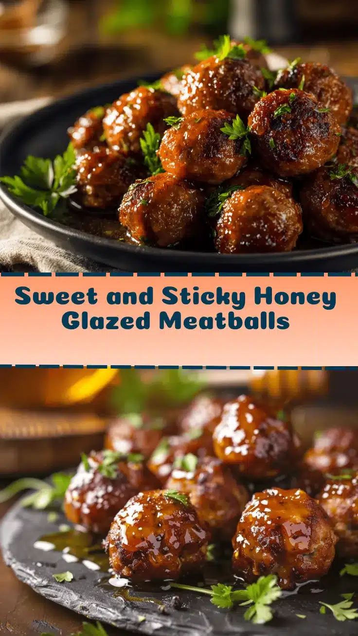 honey glazed meatballs recipe