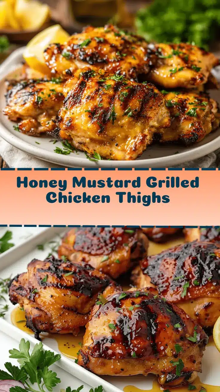 honey mustard grilled chicken thighs recipe