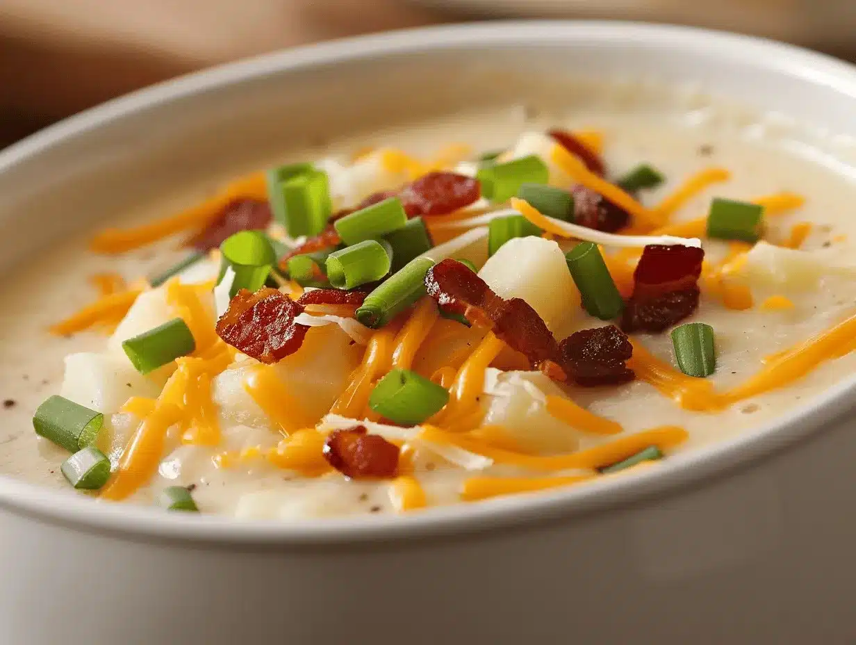 loaded baked potato soup preparation steps