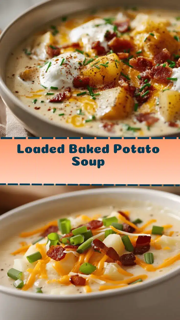 loaded baked potato soup recipe