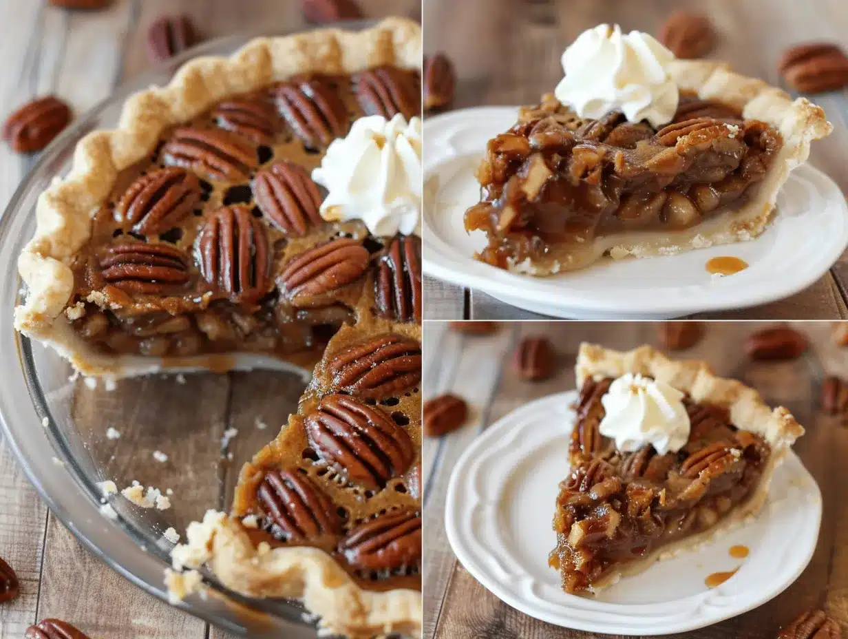 maple bourbon pecan pie preparation steps