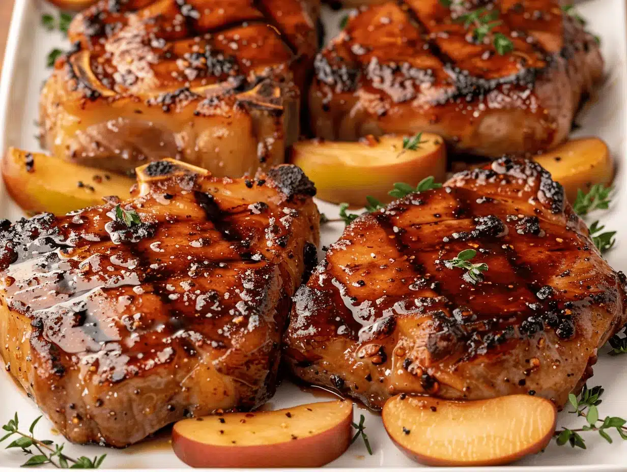 maple glazed pork chops preparation steps