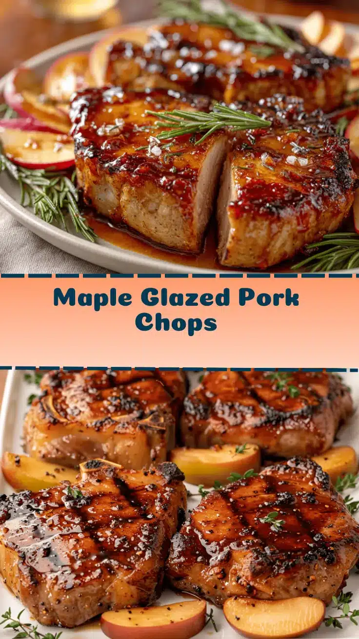 maple glazed pork chops recipe