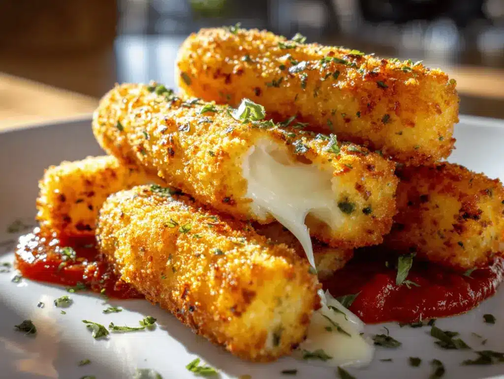 mozzarella sticks recipe - featured image