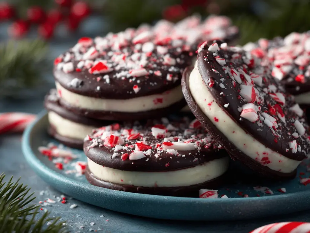 peppermint bark cookies - featured image
