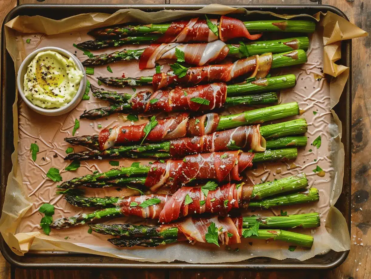 prosciutto-wrapped asparagus preparation steps
