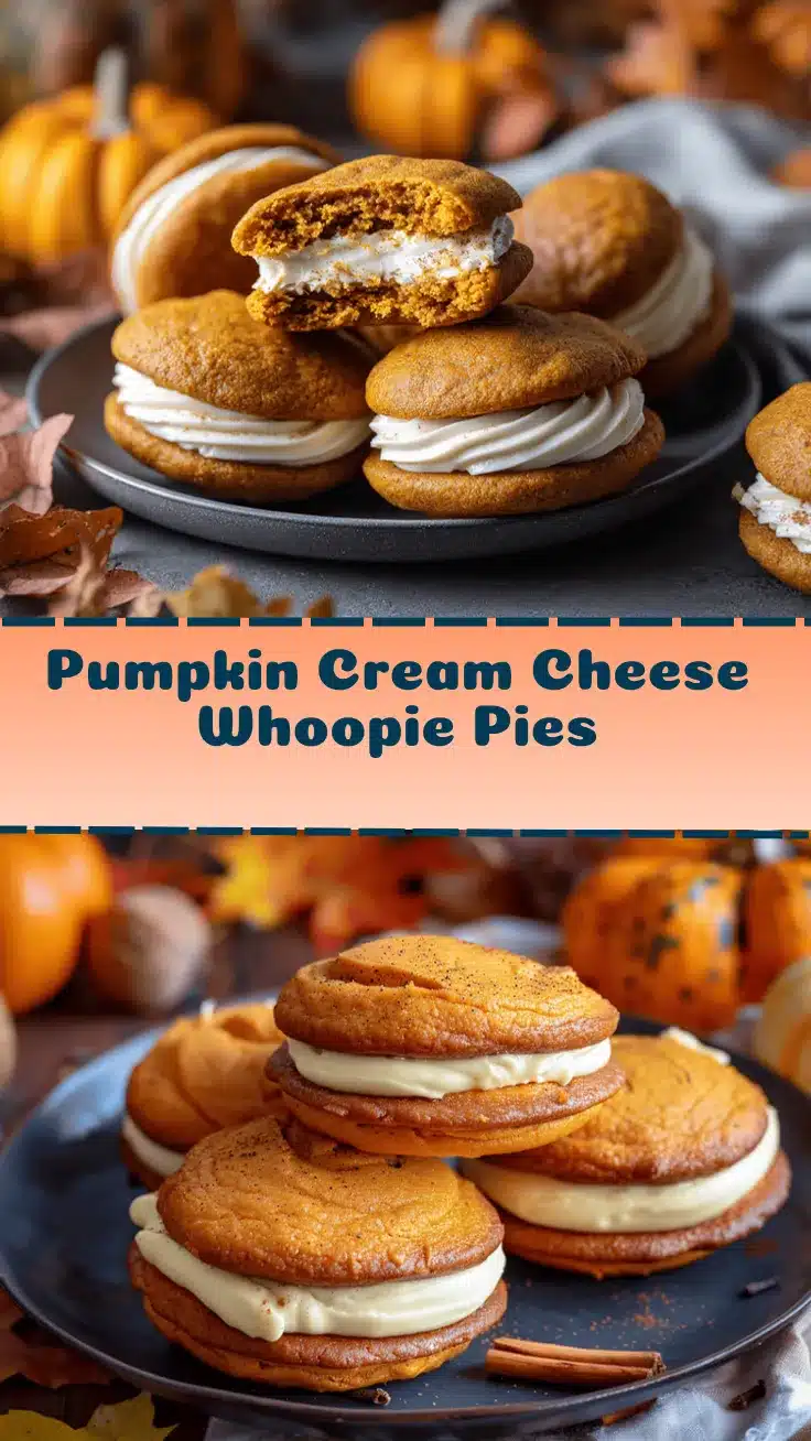 pumpkin cream cheese whoopie pies recipe