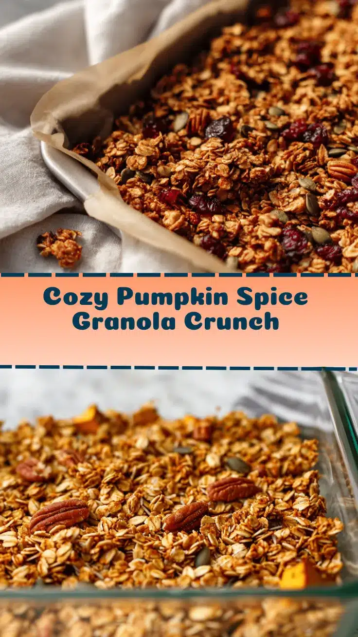 pumpkin spice granola clusters recipe