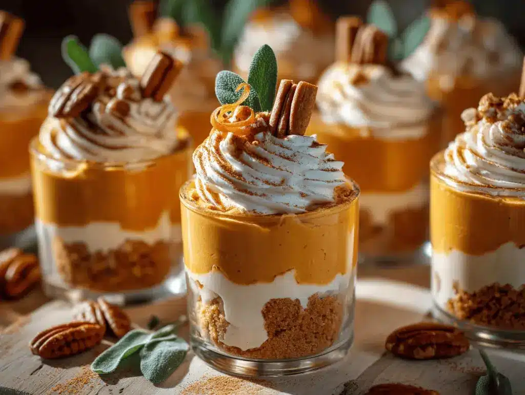 Pumpkin Spice Mousse Parfaits - featured image