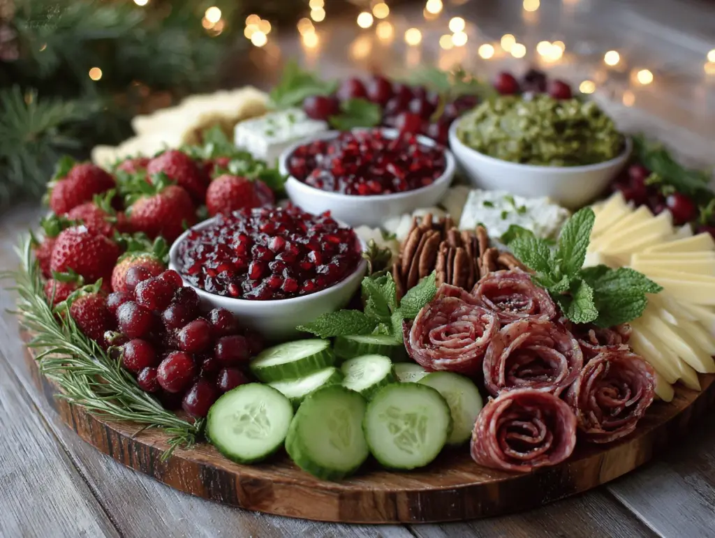 red and green holiday board - featured image