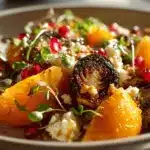 roasted Brussels sprout and persimmon salad - featured image
